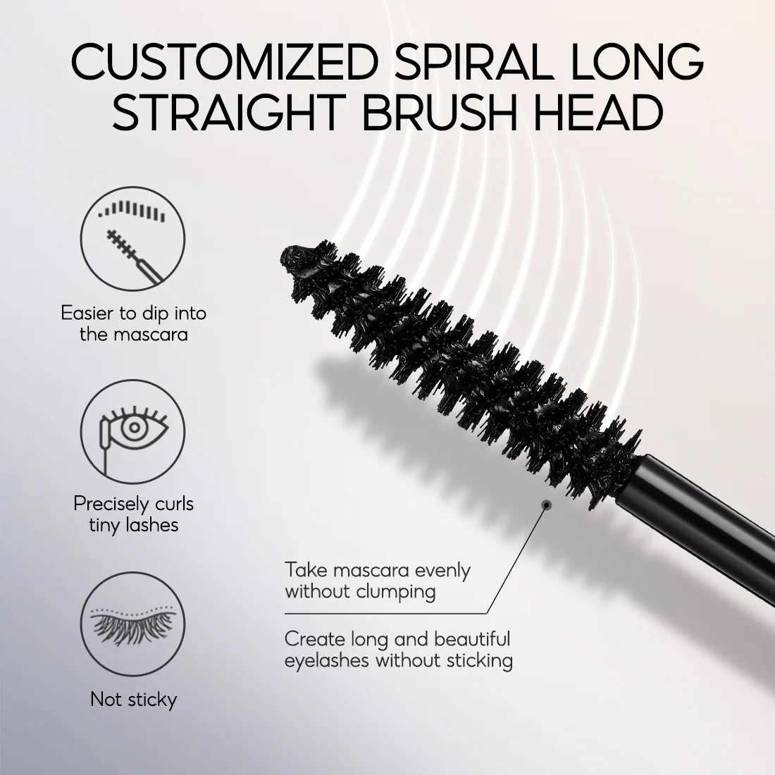 CARSLAN 3D Mascara – Curling, Lengthening & Volumizing Waterproof Long-Wear Makeup - Lylamor.com