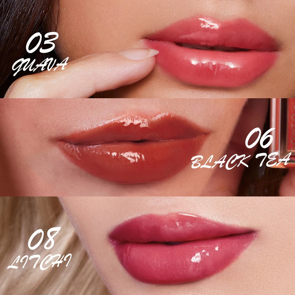O.TWO.O Lip Gloss Lip Tint – Hydrating Non-Sticky Long Lasting Shine - Lylamor.com