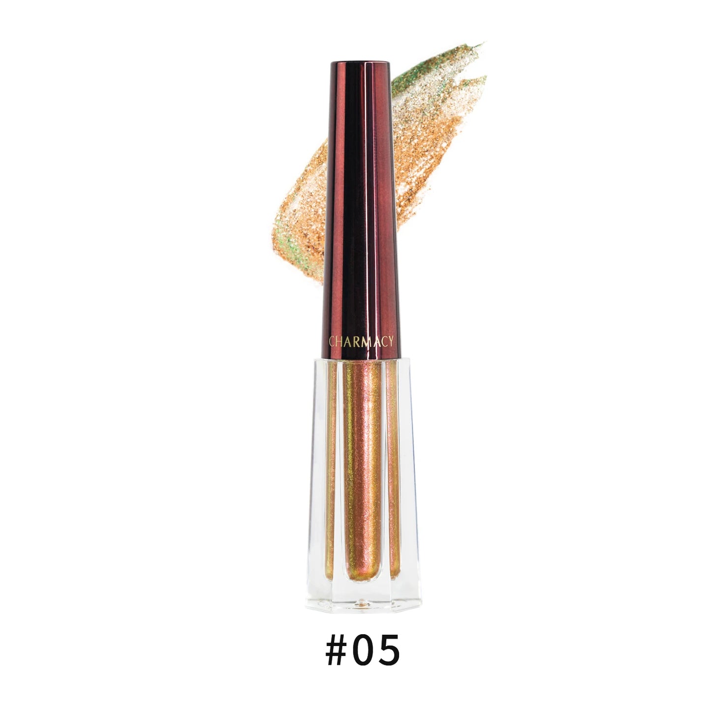 CHARMACY Glitter Liquid Eyeshadow – 40 Duochrome Colors, Long-lasting Shimmer & Metallic Finish - Lylamor.com