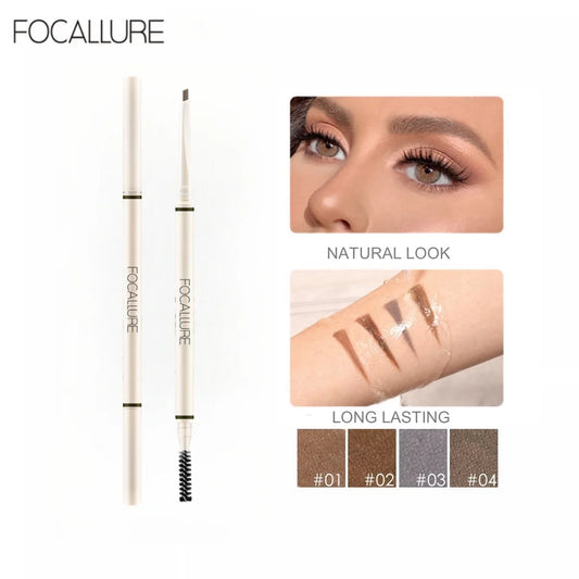 FOCALLURE Ultra-Fine Eyebrow Pencil – Waterproof, Long-lasting Brow Enhancer Pen - Lylamor.com