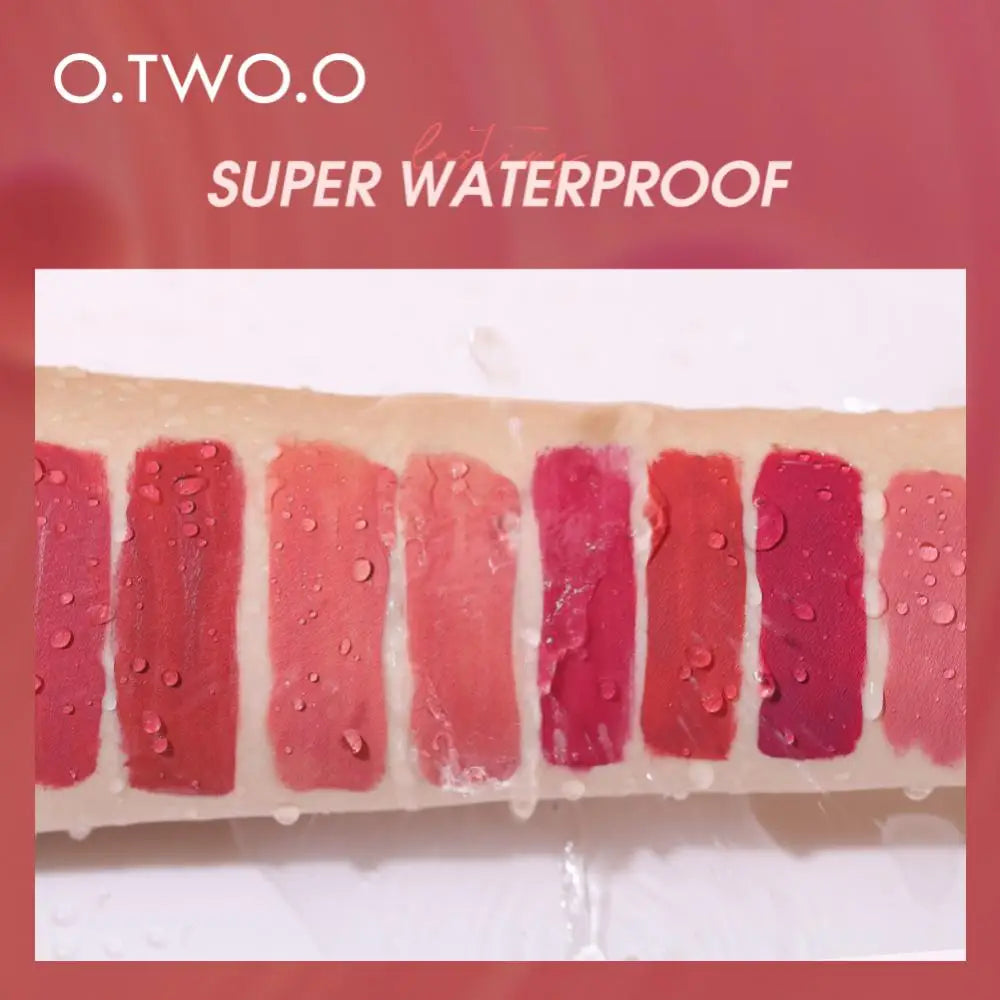 O.TWO.O Velvet Matte Lip Glaze – Waterproof, Long Lasting, High Pigment Non-stick Liquid Lipstick - Lylamor.com