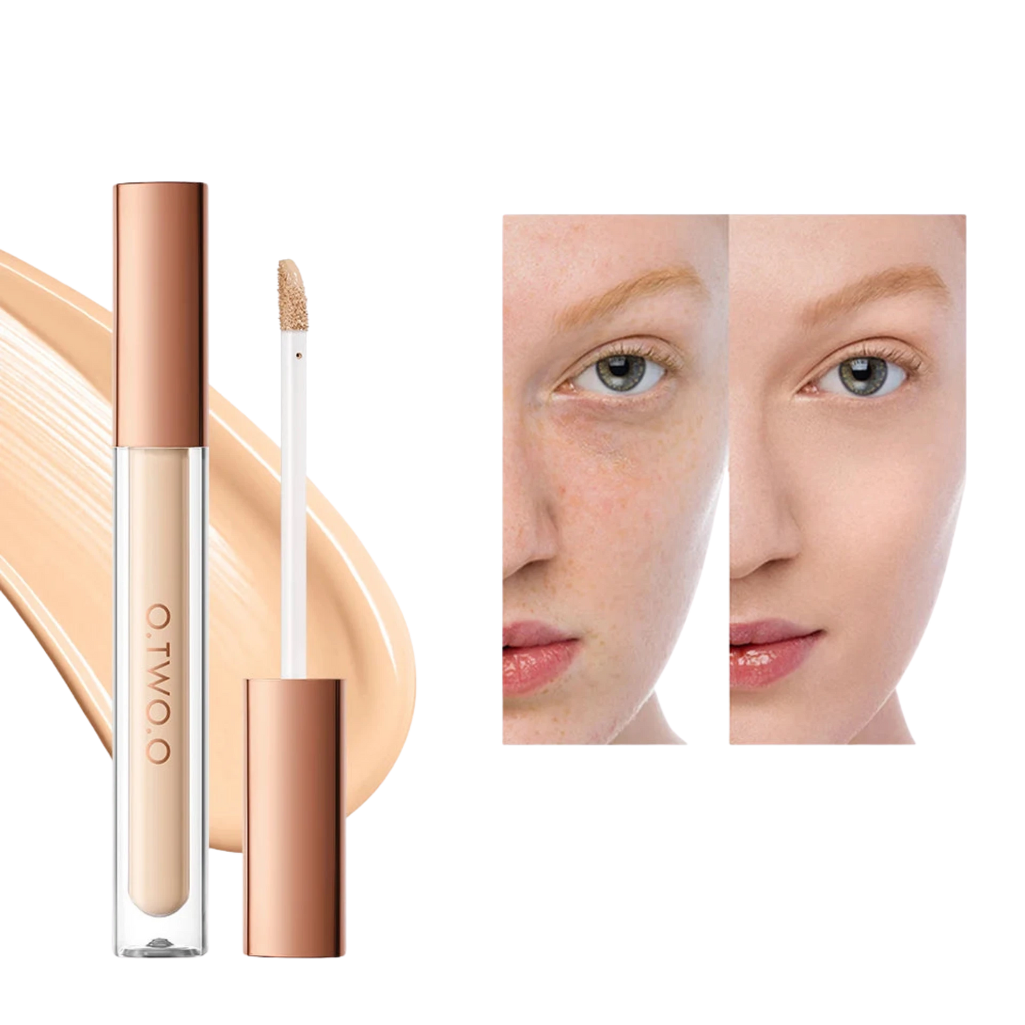 O.TWO.O Concealer Matte Lightweight Waterproof Full Coverage Makeup Base - Lylamor.com