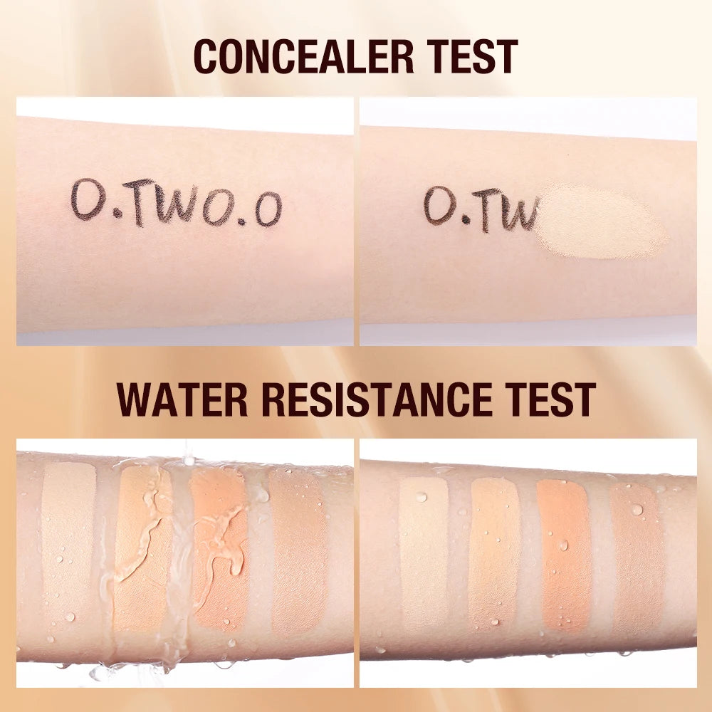 O.TWO.O Concealer Matte Lightweight Waterproof Full Coverage Makeup Base - Lylamor.com
