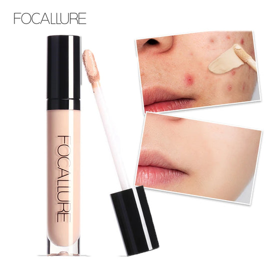 FOCALLURE Full Coverage Face Concealer – Waterproof Oil-Control Moisturizing Liquid Foundation Makeup for Women - Lylamor.com
