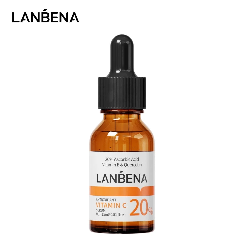 LANBENA Vitamin C Antioxidant Serum – Brightening Quercetin & Ascorbic Acid Anti-Aging Face Essence 15/30ml - Lylamor.com