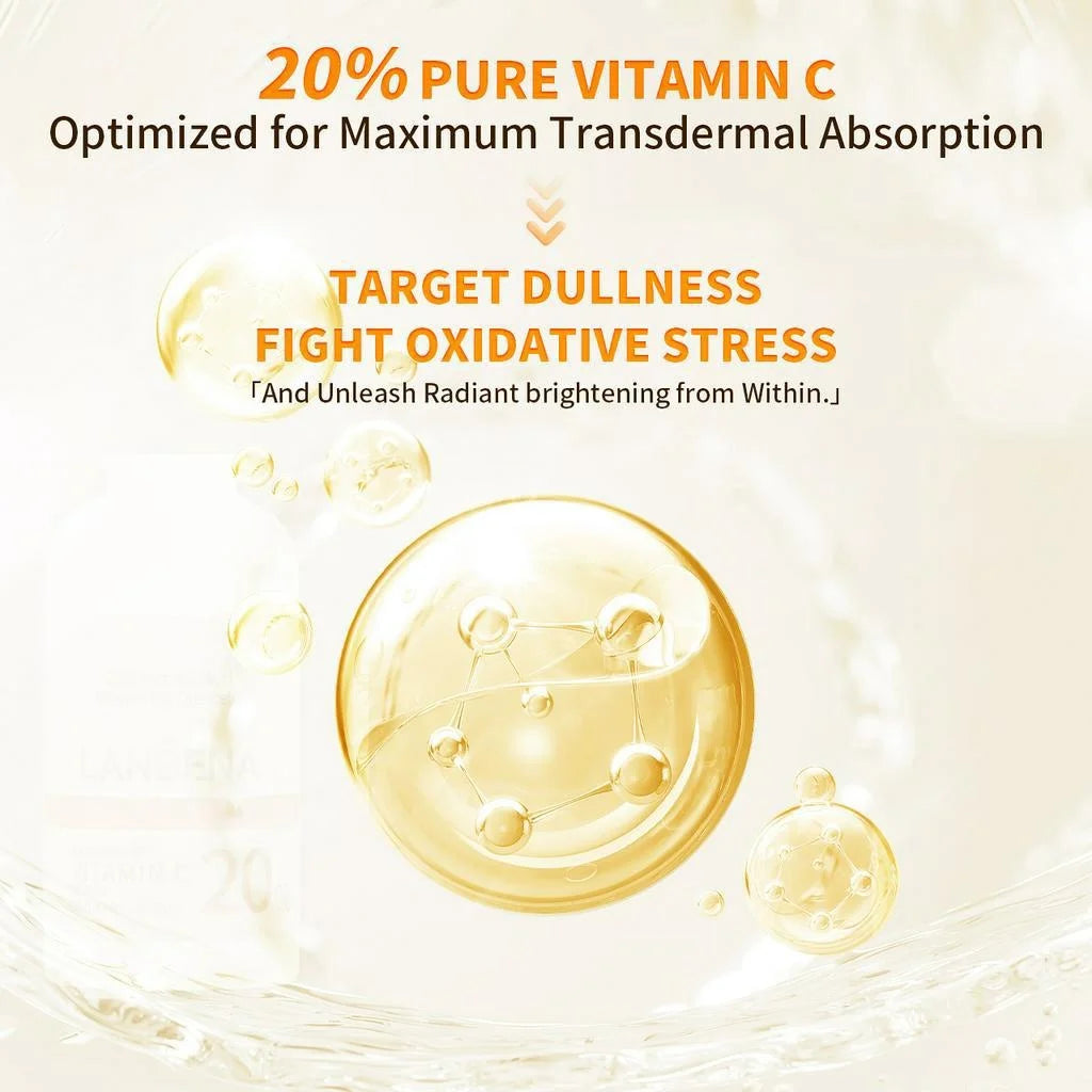 LANBENA Vitamin C Antioxidant Serum – Brightening Quercetin & Ascorbic Acid Anti-Aging Face Essence 15/30ml - Lylamor.com