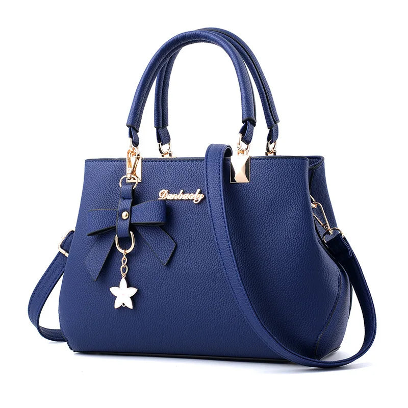 Yogodlns Floral Pendant Messenger Bag - Elegant Women's Tote & Crossbody Shoulder Purse