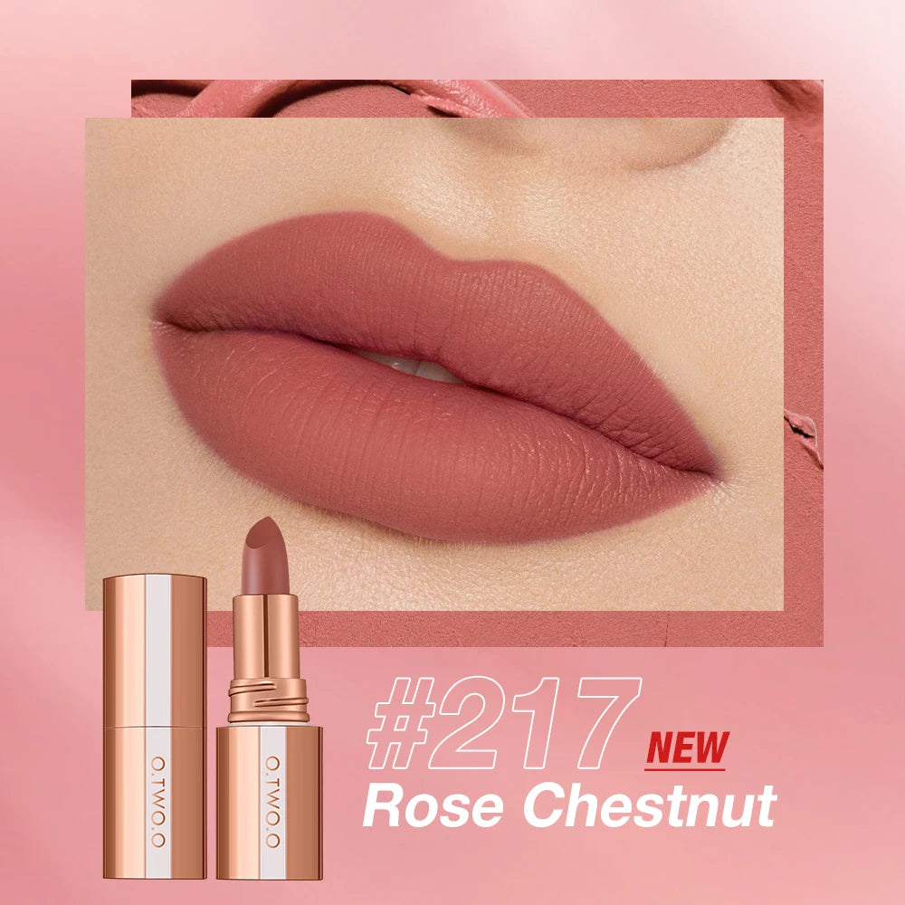 O.TWO.O Matte Lipstick 14 Colors Waterproof Long Lasting Velvet - Lylamor.com