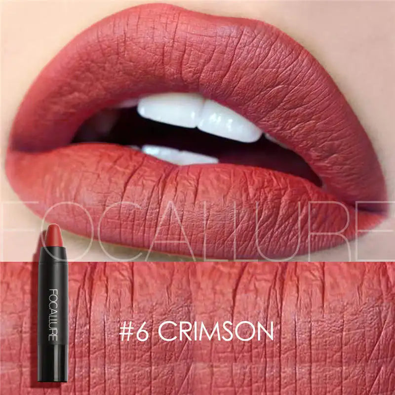 FOCALLURE Matte Lipstick – Waterproof & Long-Lasting - Lylamor.com