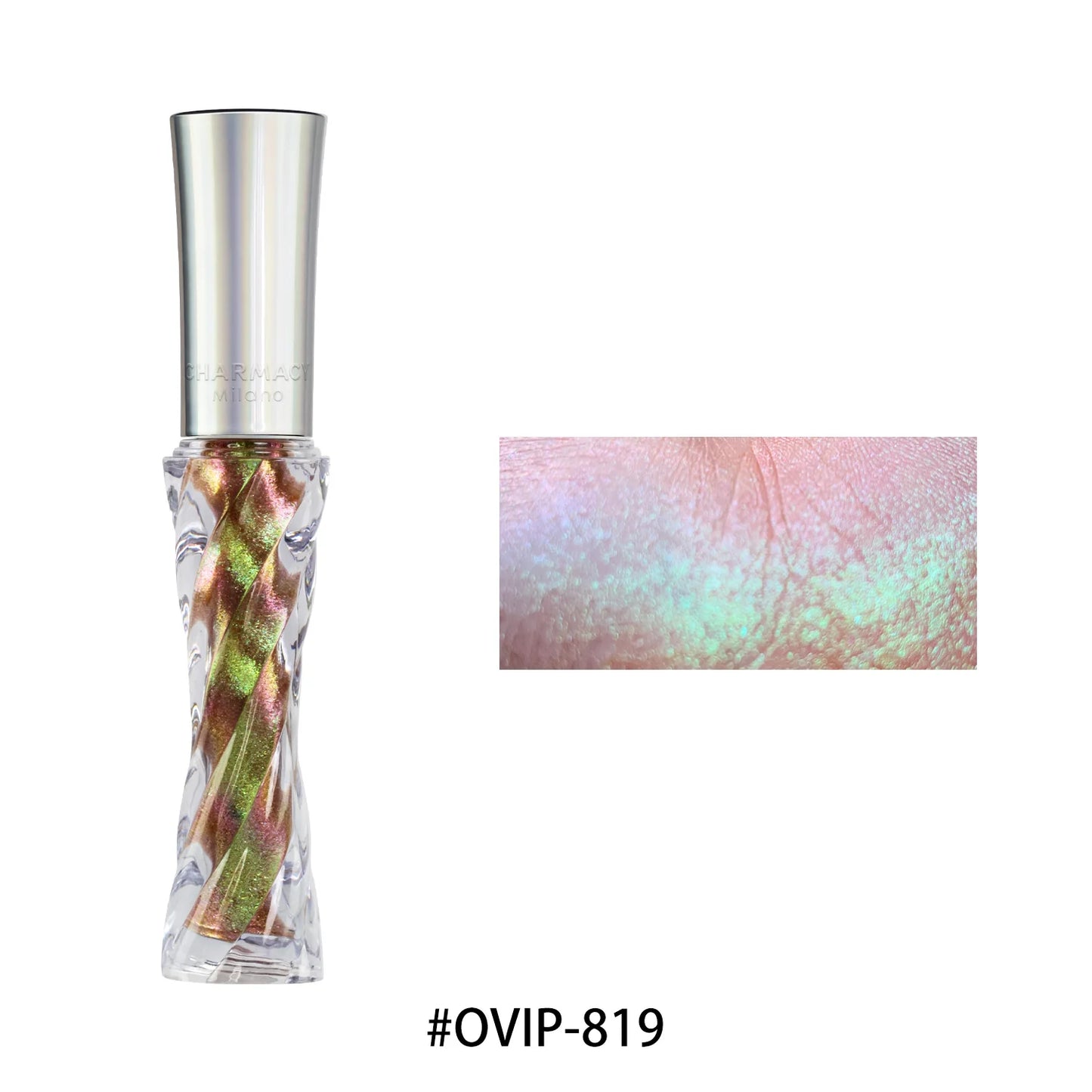 CHARMACY Glitter Liquid Eyeshadow – 40 Duochrome Colors, Long-lasting Shimmer & Metallic Finish - Lylamor.com
