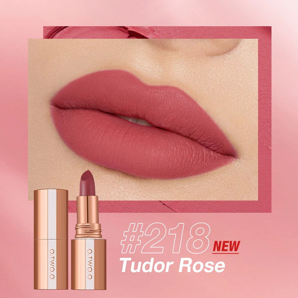 O.TWO.O Matte Lipstick 14 Colors Waterproof Long Lasting Velvet - Lylamor.com