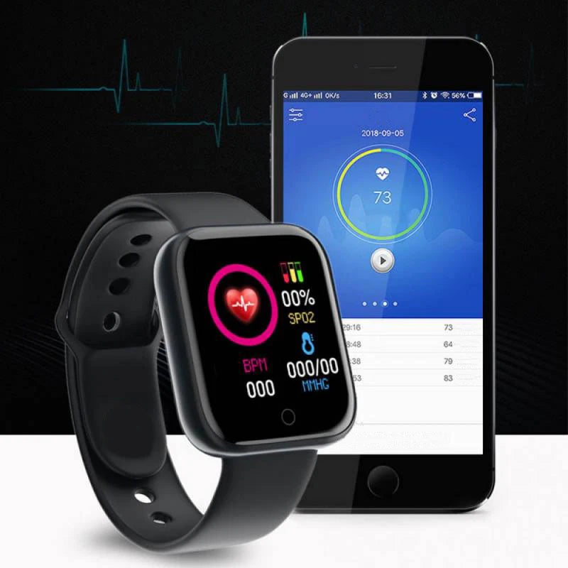 Montre connectée pour hommes et femmes – Appels Bluetooth, suivi d'activité et moniteur de sommeil