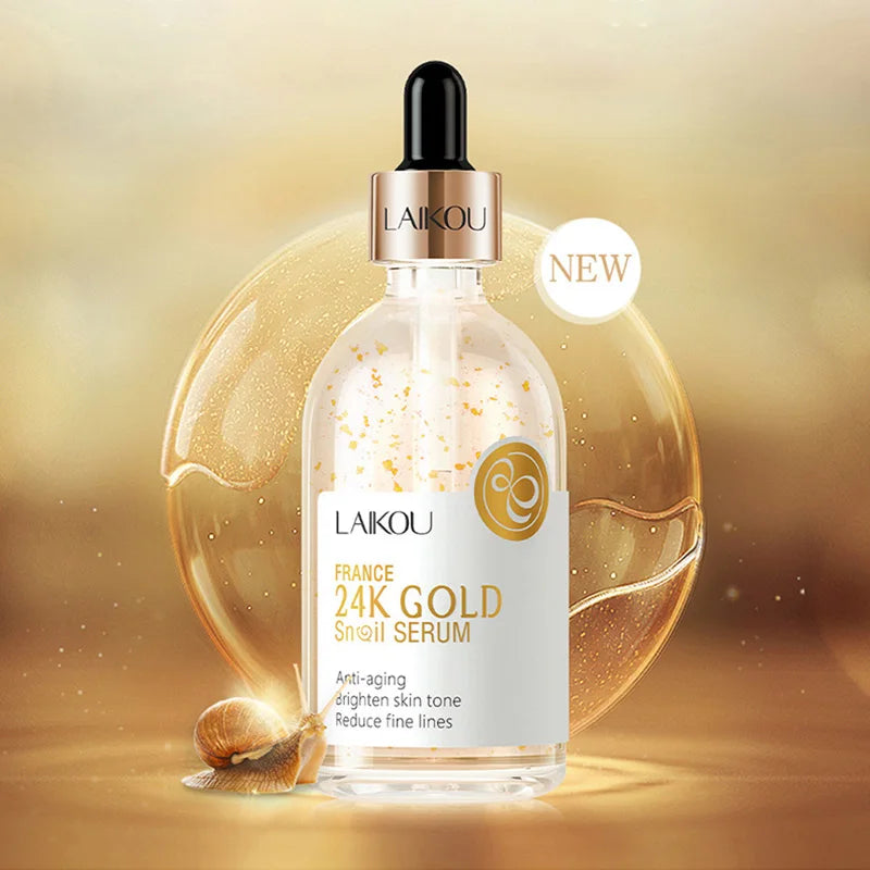 LAIKOU Sakura Vitamin C Facial Serum 100ml – Moisturizing, Firming & Brightening Essence for Women - Lylamor.com