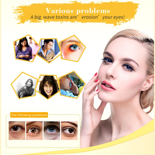 Gold Collagen Crystal Eye Masks | 20pcs (10 Pairs) Firming & Moisturizing Under Eye Patches for Nourished Skin - Lylamor.com