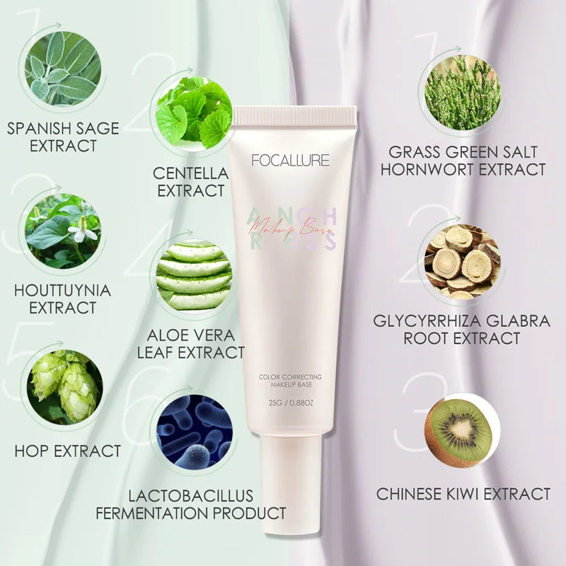 FOCALLURE Makeup Primer Oil Control & Moisturizing Face Base - Lylamor.com