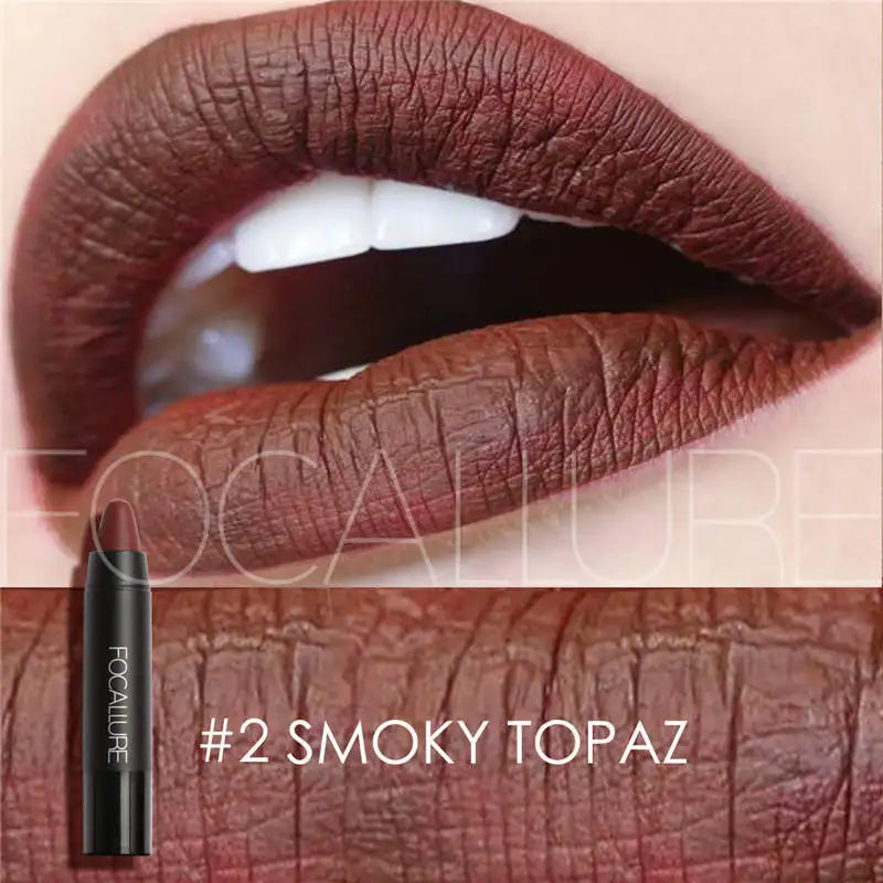 FOCALLURE Matte Lipstick – Waterproof & Long-Lasting - Lylamor.com