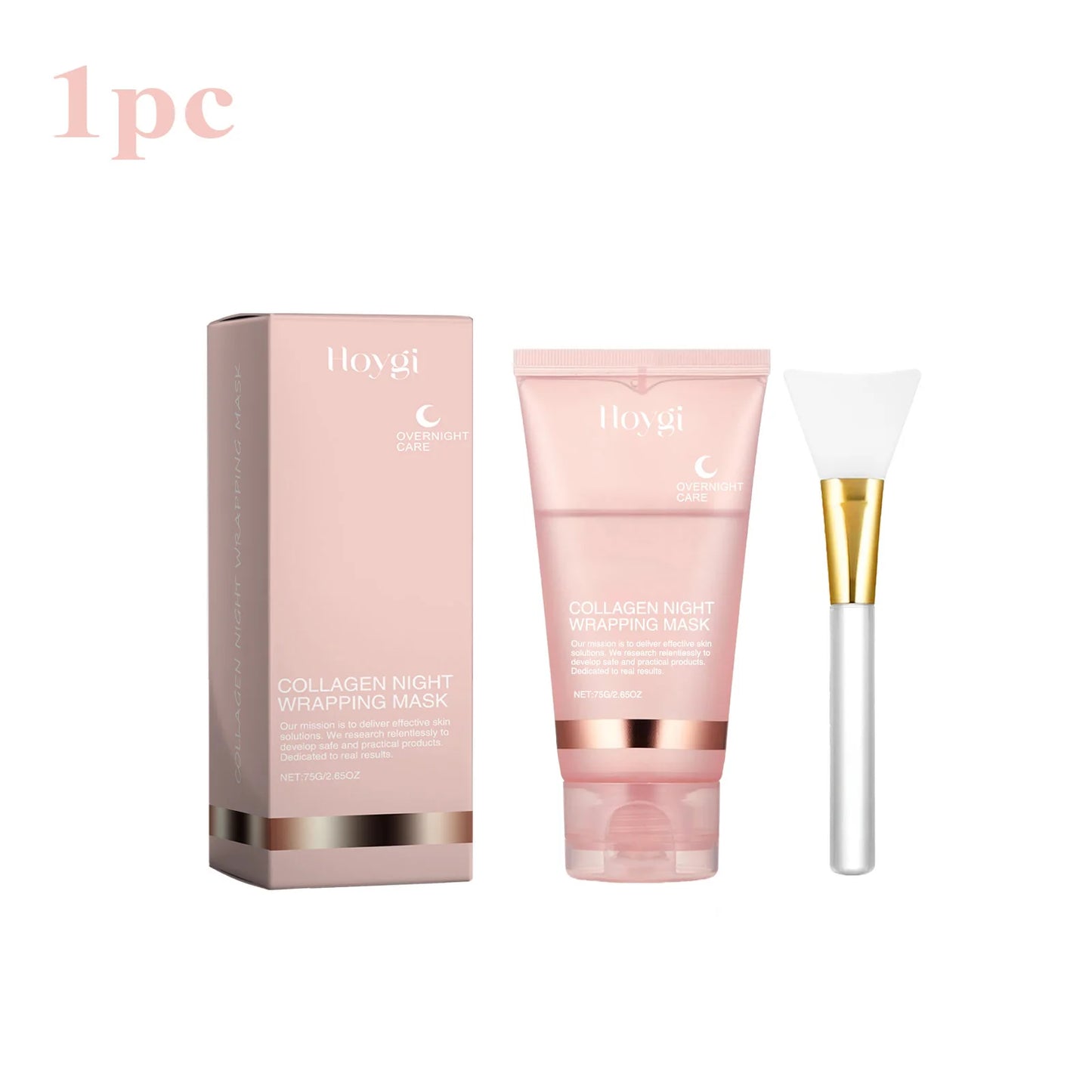 Masque coréen enveloppant de nuit au collagène – Soin peel-off hydratant en profondeur