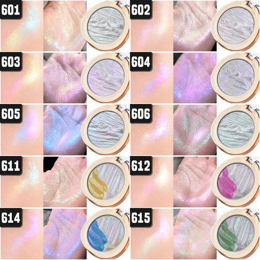 CHARMACY Duochrome Highlighter Powder 4.2g – Long-Lasting Multichrome Shimmer Makeup for Women - Lylamor.com