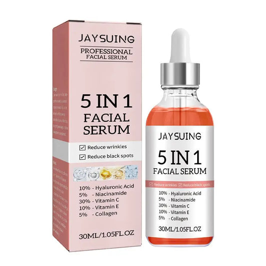5-in-1 Vitamin C Face Serum – Brightening, Firming & Pore-Minimizing Treatment