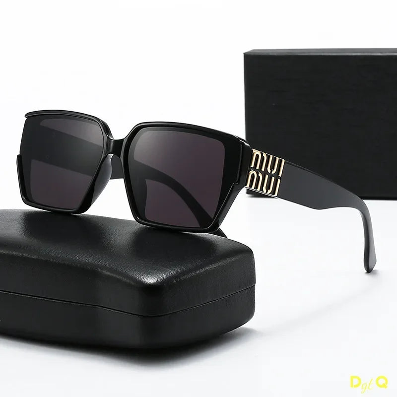 DGTQ New Luxury Glamour Sunglasses For Men And Women Stylish Classic Brand Glasses Unisex Designer Square Shades Jewelry Mask