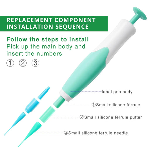2-in-1 Skin Tag Remover Pen – Painless Mole & Wart Removal Kit with Cleansing Swabs