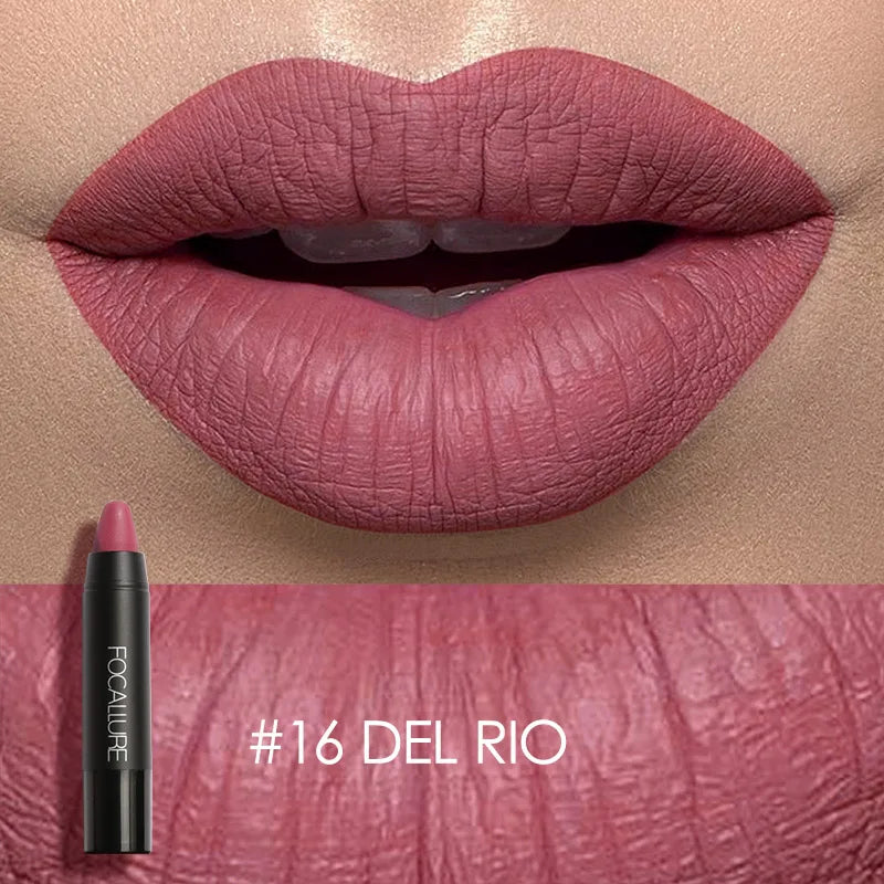 FOCALLURE Matte Lipstick – Waterproof & Long-Lasting - Lylamor.com