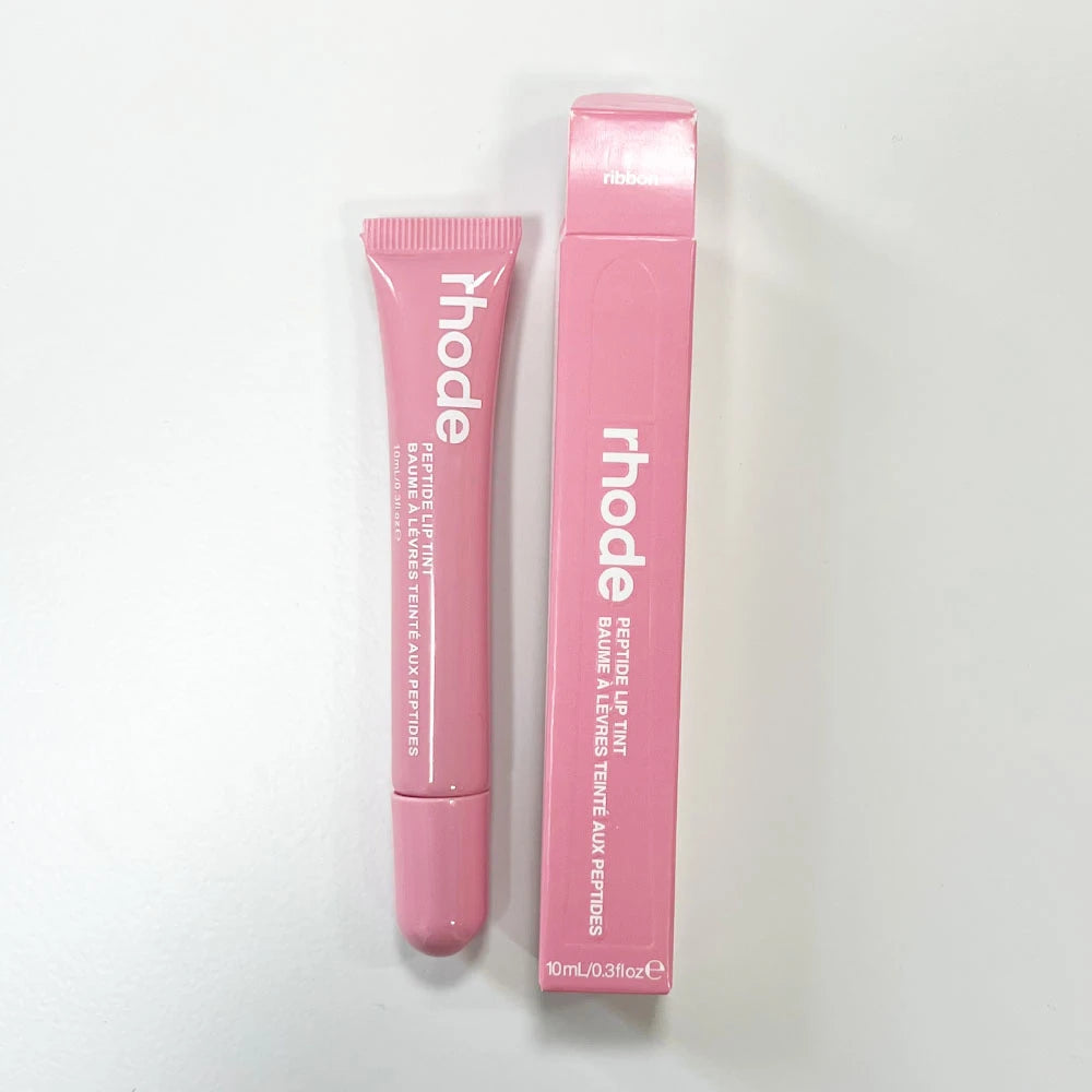 Rhode Makeup Lip Glosses Plump Moisturizing Lip Glaze Oil Long Lasting Nourishing Lipstick Care Ins Salty Tan Raspberry with Box