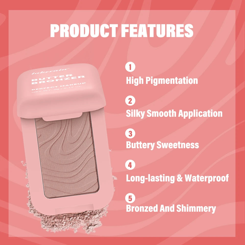 Lakerain Butter Bronzer Cream – Silky Shimmer, Long-Lasting & Waterproof