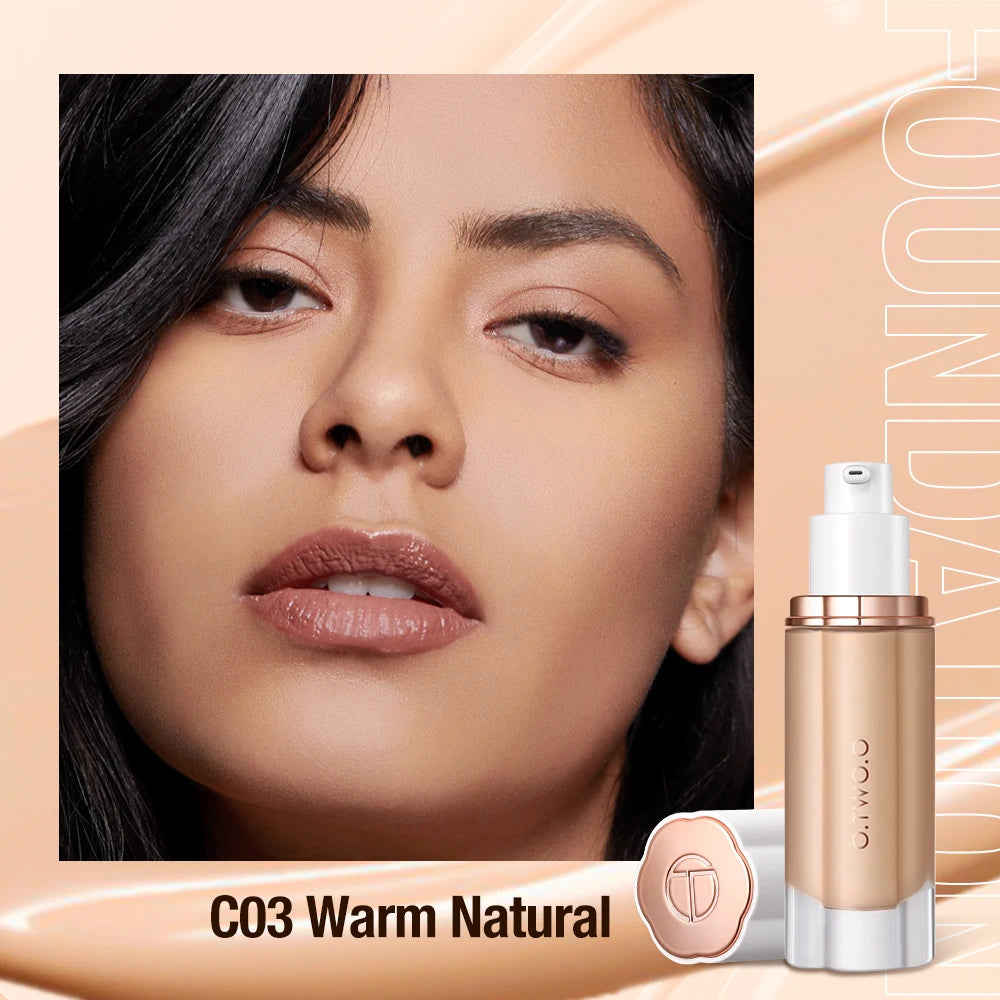O.TWO.O Liquid Foundation Cream SPF30 High Coverage Waterproof Makeup Base - Lylamor.com