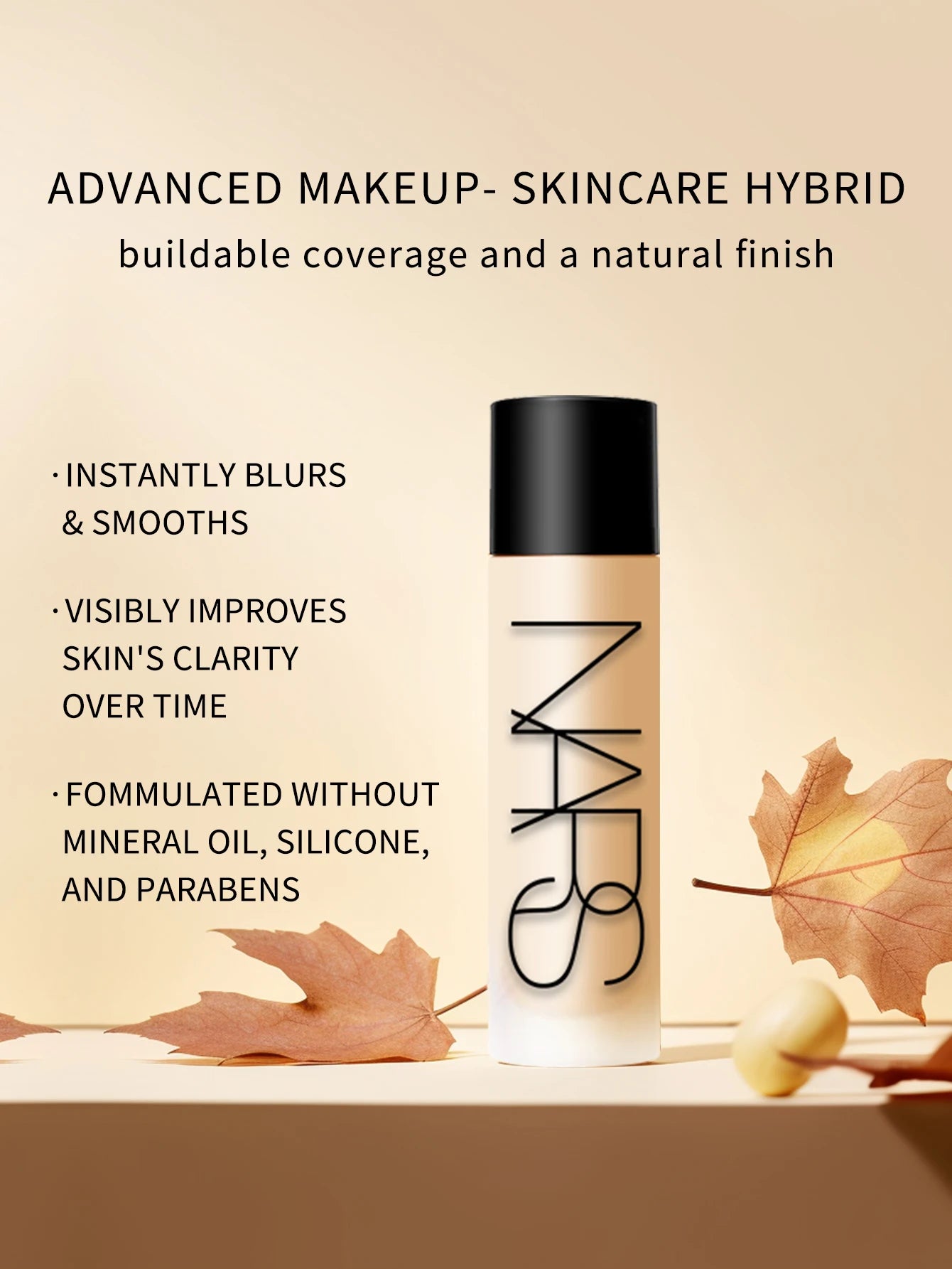 NARS Light Reflecting Foundation – Skincare Hybrid Makeup, Mini Size (Mont Blanc Light 2) - Lylamor.com