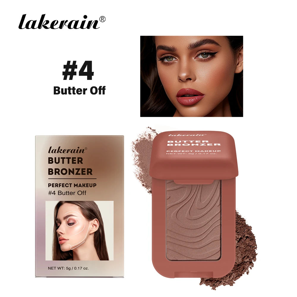Lakerain Butter Bronzer Cream – Silky Shimmer, Long-Lasting & Waterproof