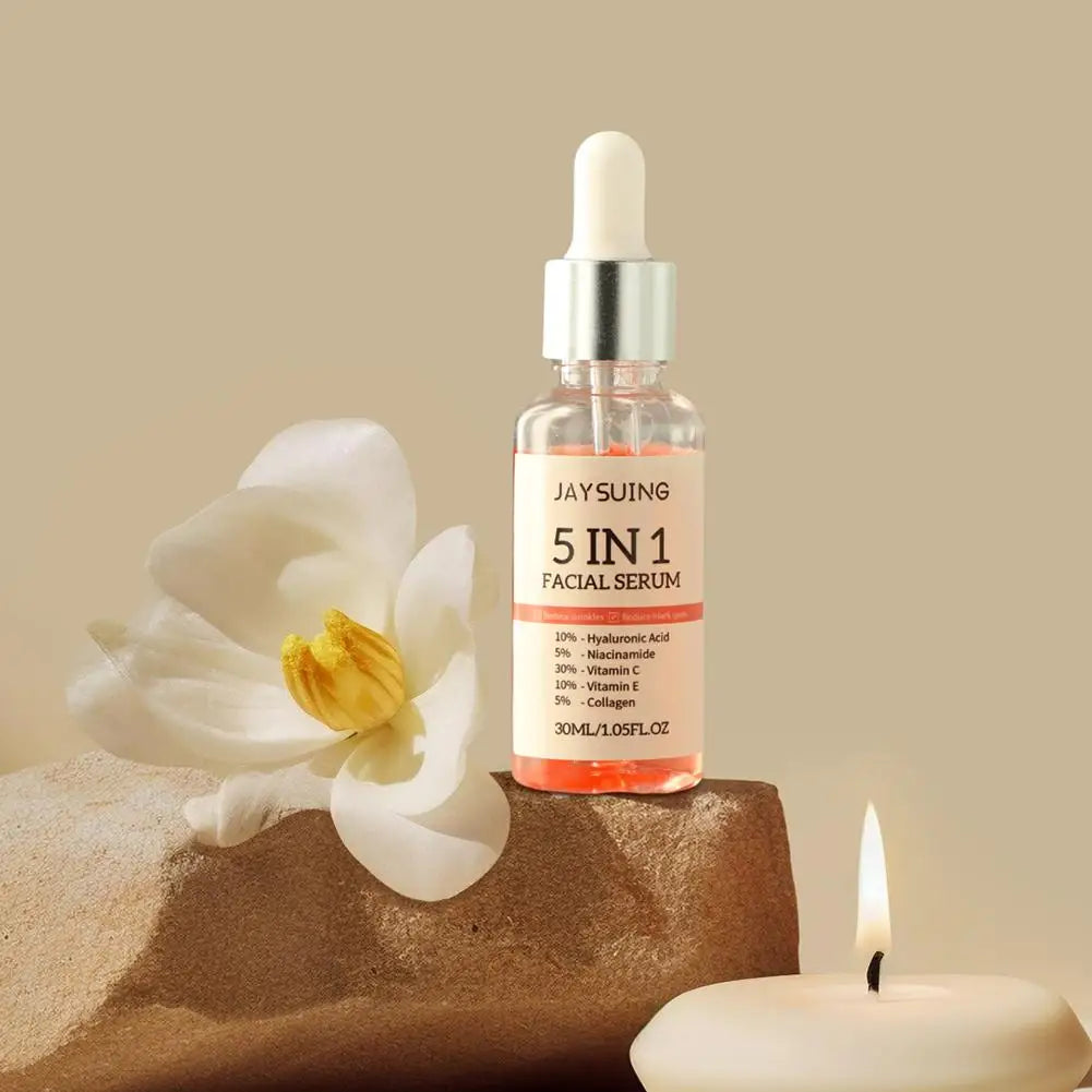 5-in-1 Vitamin C Face Serum – Brightening, Firming & Pore-Minimizing Treatment