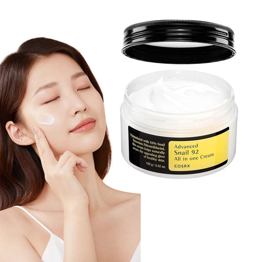 COSRX Snail Mucin 92% Face Moisturizer – Lightweight Hydrating Cream 100g - Lylamor.com