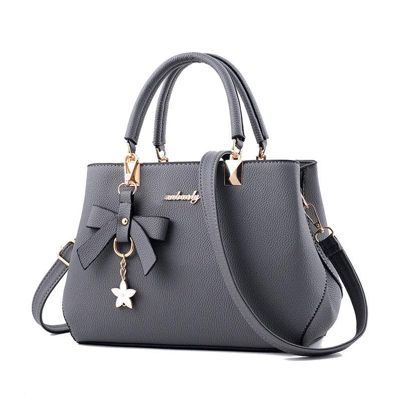 Yogodlns Floral Pendant Messenger Bag - Elegant Women's Tote & Crossbody Shoulder Purse