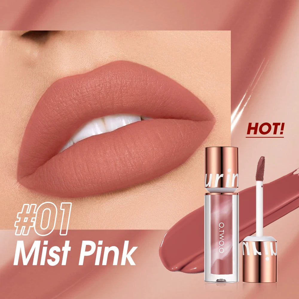 O.TWO.O Velvet Matte Liquid Lipstick – Waterproof Non-Stick Long Lasting Lip Tint - Lylamor.com