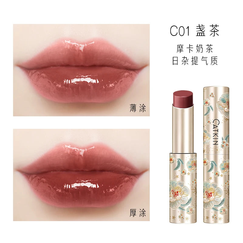 Catkin Water Color Lipstick – Moisturizing Lip Gloss, Plumper & Shine Finish - Lylamor.com