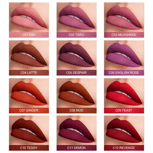 IMAGIC Matte Lip Gloss – Long Lasting Waterproof Liquid Lipstick 24H Wear - Lylamor.com