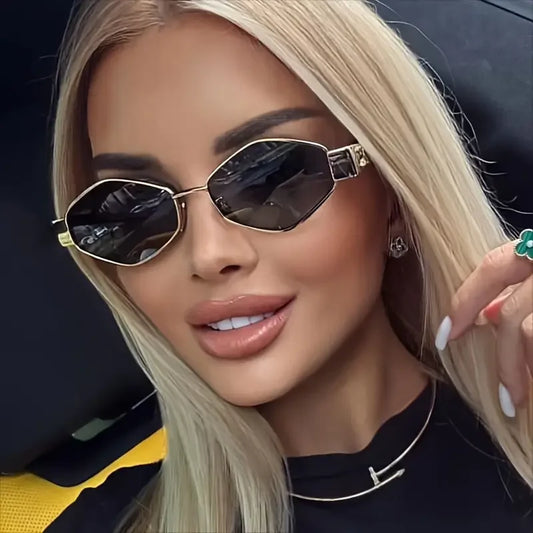 Vintage Punk Style Sunglasses Men Retro Round Metal Frame Women Sun Glasses Fashion Eyewear