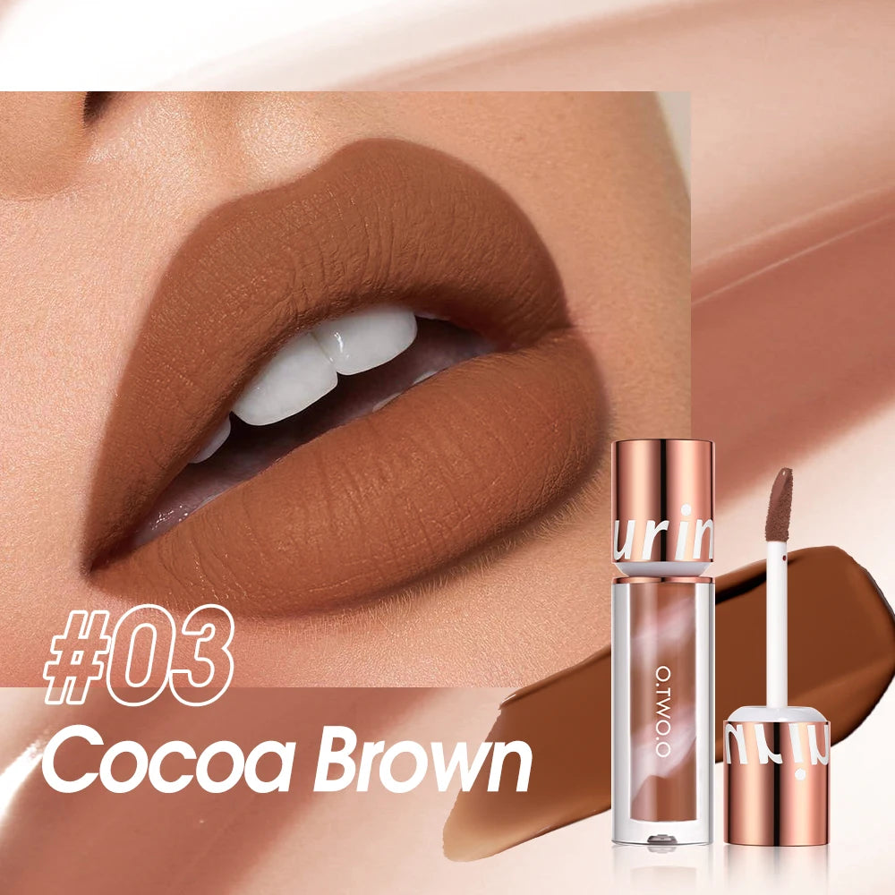 O.TWO.O Velvet Matte Liquid Lipstick – Waterproof Non-Stick Long Lasting Lip Tint - Lylamor.com