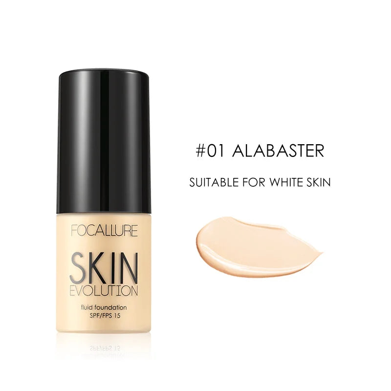 FOCALLURE Liquid Foundation – Full Coverage, Oil-Control & Moisturizing - Lylamor.com