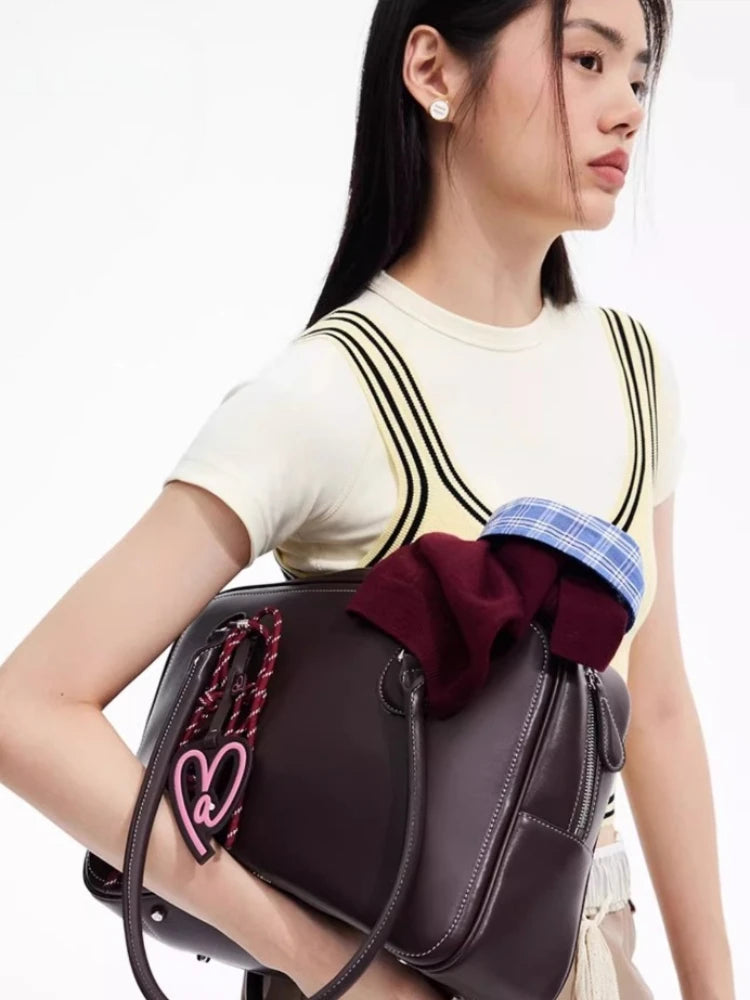 Amazing Song Large-Capacity PU Tote – Lightweight Crossbody & Handheld Bag - Lylamor.com