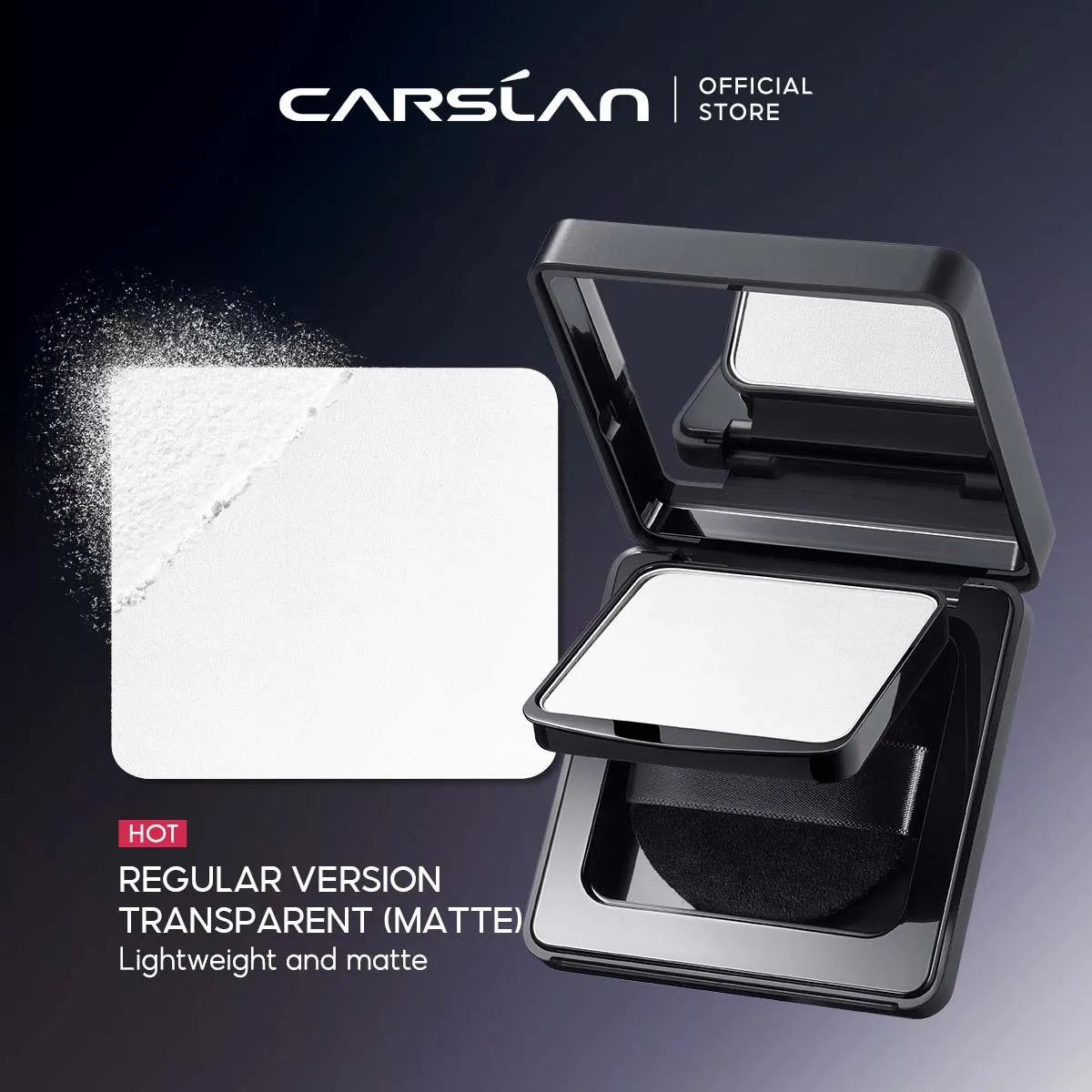 CARSLAN Stay Matte Pressed Powder – 24H Oil Control & Long-Lasting - Lylamor.com