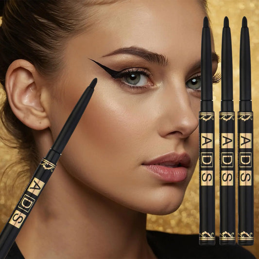 Waterproof Black Eyeliner Set | Smudge-Proof & Long-Lasting for Bold Looks | 3-Piece