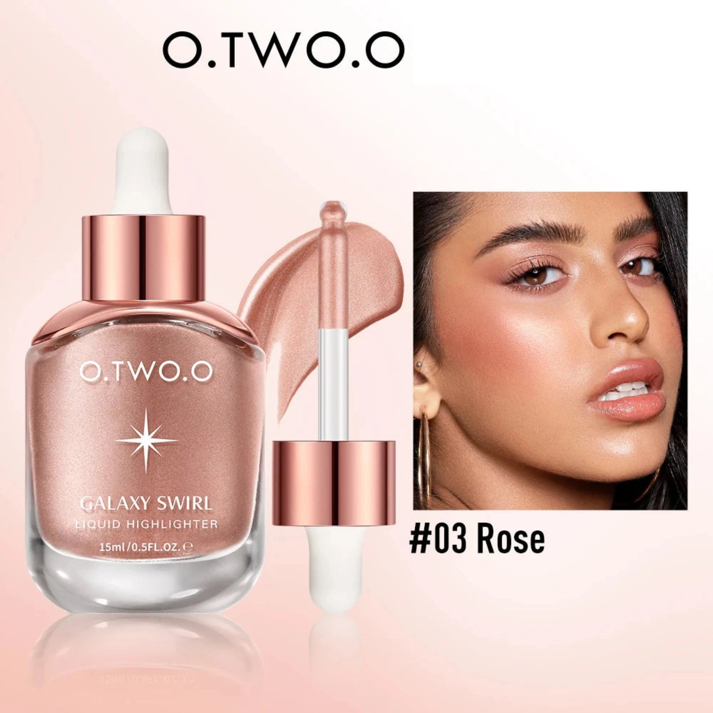 O.TWO.O Liquid Highlighter Shimmer Glitter Lightweight Long-Lasting Glow - Lylamor.com