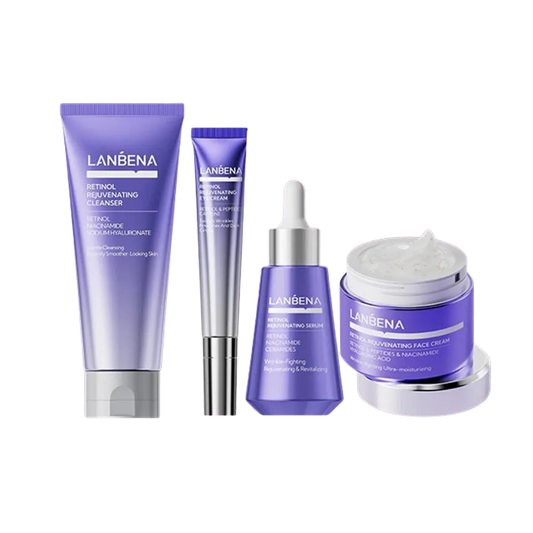 LANBENA Retinol Facial Skincare Serum Set – Anti-Aging, Firming, Moisturizing, Reduces Fine Lines & Rejuvenates Skin - Lylamor.com