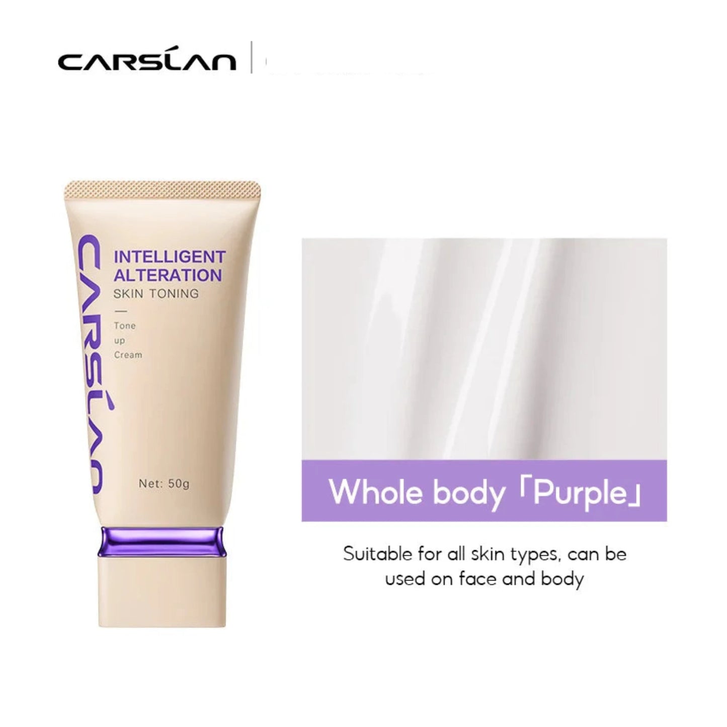 CARSLAN Intelligent Alteration Skin Toning Tone Up Cream 50g - Lylamor.com