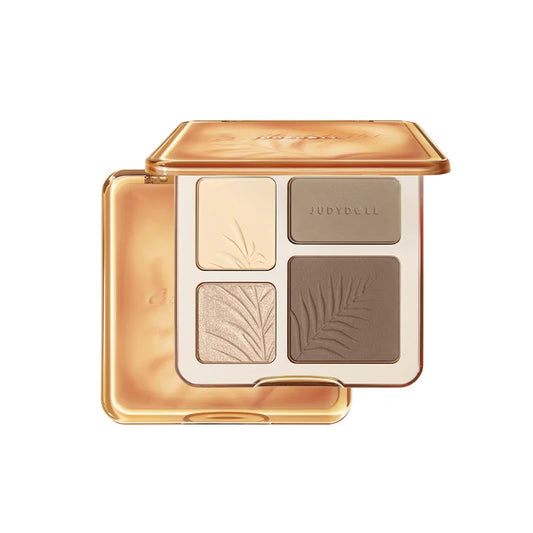 Judydoll Highlighter & Contour Palette Matte & Shimmer Natural Finish Face Sculpting - Lylamor.com