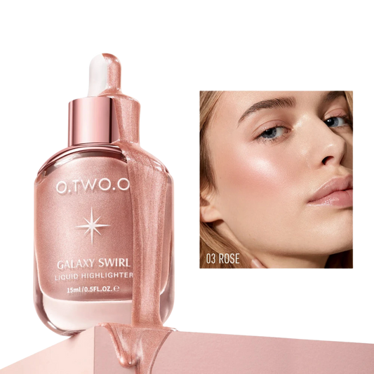 O.TWO.O Liquid Highlighter Shimmer Glitter Lightweight Long-Lasting Glow - Lylamor.com