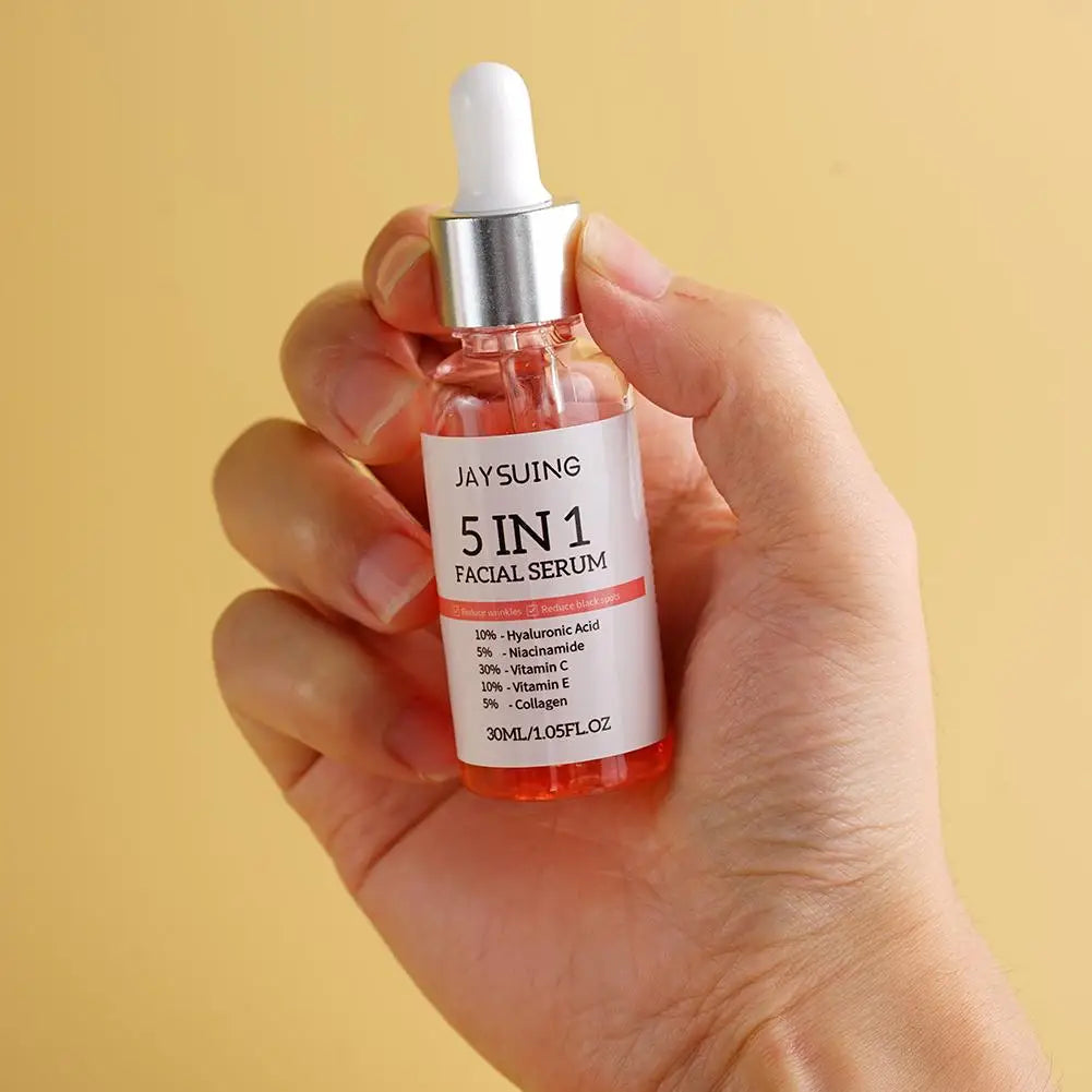 5-in-1 Vitamin C Face Serum – Brightening, Firming & Pore-Minimizing Treatment