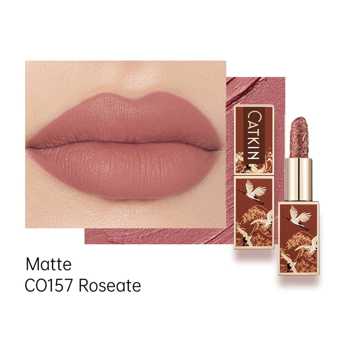 CATKIN Velvet Matte Lipstick – Long Lasting, Hydrating, Smooth & Creamy Texture - Lylamor.com